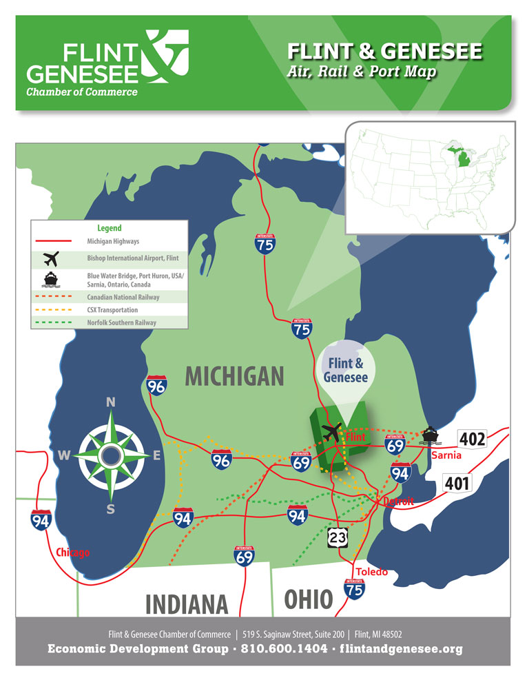 Area Maps | Flint and Genesee Chamber of Commerce Area Maps | Flint and Genesee Chamber of Commerce