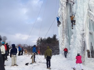 Peabody Ice Climbing Club in Fenton.