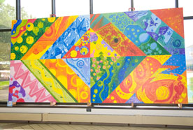 Mural created by ArtQuest students