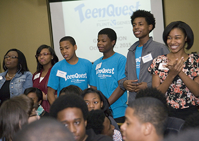 TeenQuest graduates - Flint & Genesee Chamber of Commerce TeenQuest Pre-Employment Training Program