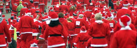 YMCA Santa Run/Walk, Flint, Michigan