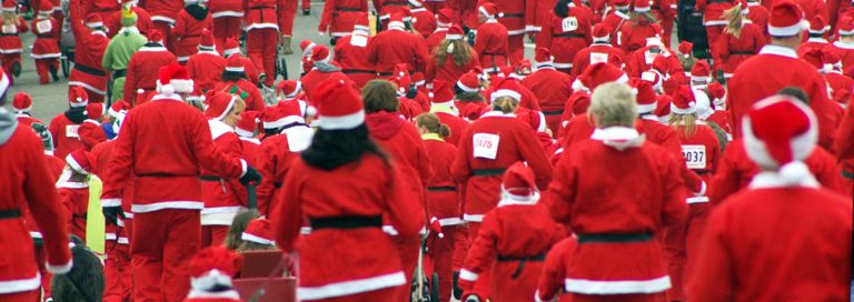 YMCA Santa Run/Walk, Flint, Michigan