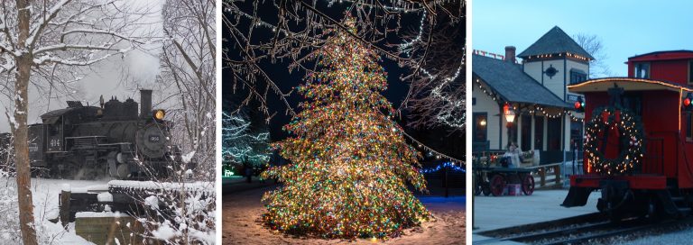 Holiday Magic: Christmas at Crossroads Village, Genesee County Parks, Flint and Genesee County, Michigan