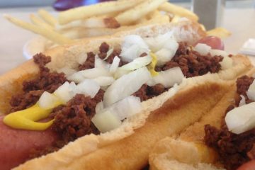 Flint style coney dogs