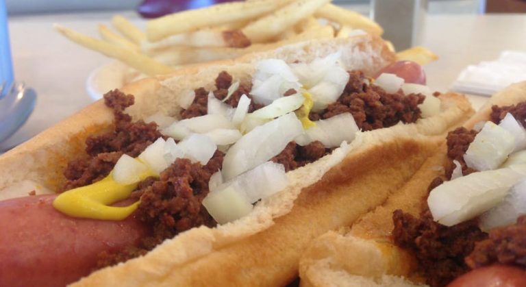 Flint style coney dogs