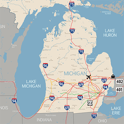 Genesee County Infrastructure Map